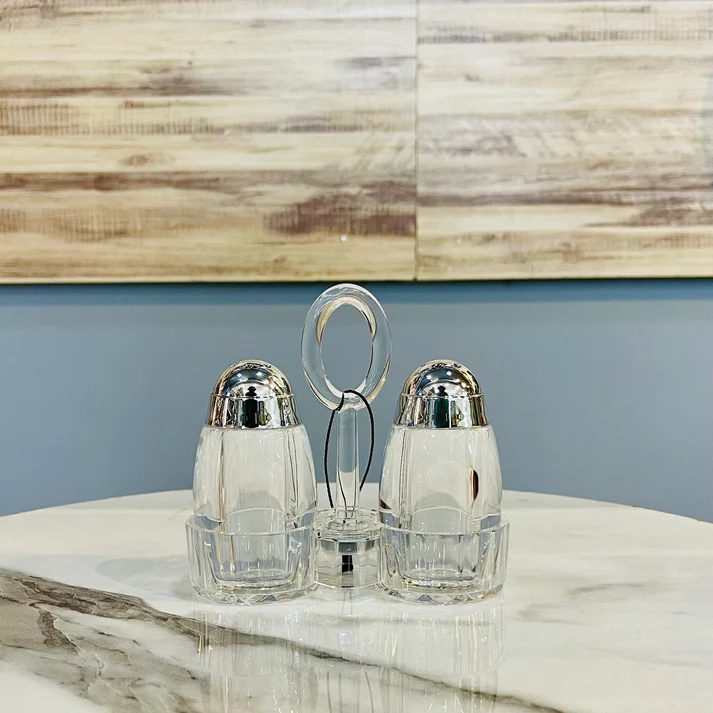 Enhance Your Kitchen with Our 2 Pcs Glass Spices Set